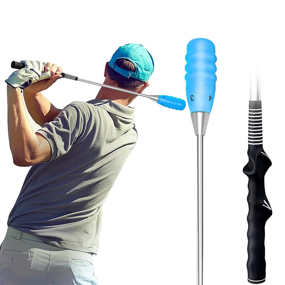 Amazon.com : CAITON Golf Swing Trainer - Adjustable 5-Gear